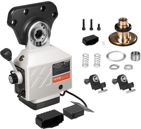 Vevor Power Feed X-Axis 150Lbs Torque,Power Feed Milling Machine 0-200PRM, Power Table Feed Mill 110V,for Bridgeport and Similar Knee Type Milling Machines - Amazon.com