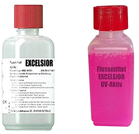 100 ml EO-Elektronik-Flussmittel EXCELSIOR, herausragendes Elektronik-Allround-Flux, welches für das Hand- und Tauchlöten bestens geeignet ist