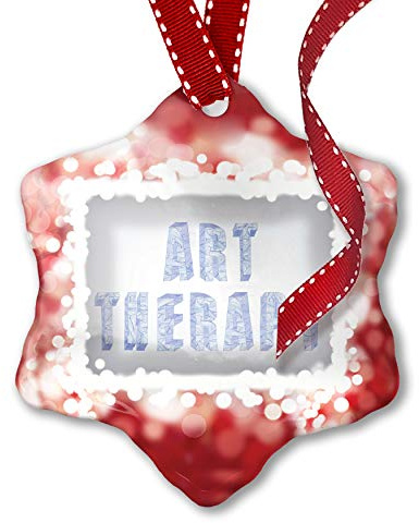 NEONBLOND Christmas Ornament Art Therapy Pen Doodle Art in 3D, red