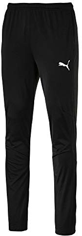 PUMA Herren Erwachsene Liga Sideline Poly Pant Core Hose, schwarz (PUMA Black-PUMA White), M