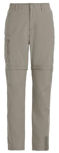 VAUDE Herren Trekkinghose Farley ZO Pants V, schnelltrocknend und atmungsaktiv, abzippbar, boulder, 58