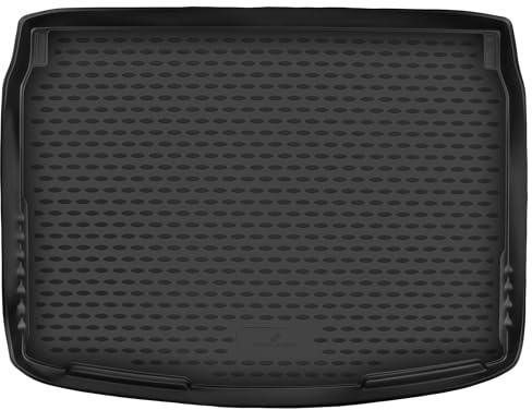 WALSER XTR Bagagetråg för Nissan Qashqai 2 (J11) 2013–2021, 100 % exakt halkfri matta, bil, gummimatta, bil, bagageutrymme, skyddsmatta, halkfri matta, gummi, bilgummimattor
