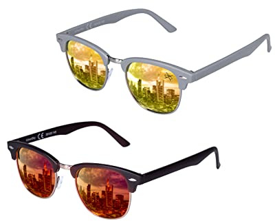Solglasögon D.B. för män och kvinnor – 2-pack – polariserad (Warm V2)