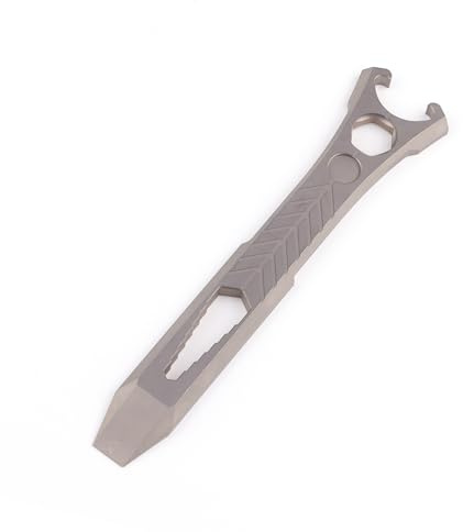 Hamans Titan EDC Brecheisen Multi Tool Flaschenöffner Schraubenschlüssel Kompakte Größe EDC Multi Tool Brechstange Schraubendreher, QG003