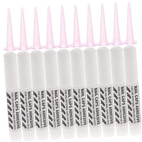 Angoily 10st Haustier Nagel Schnell Trocknender Nagelkleber Für Katzen Nagelkleber Für Haustiere Katzennägel Bedecken Klebstoffe Kätzchen Nagel Haustiertipps Kleben Krallen Gewidmet