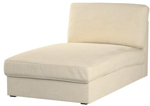 dekoria Ersatz für Bezug für Kivik Recamiere Sofa Husse passend für Modell Kivik, grau-beige