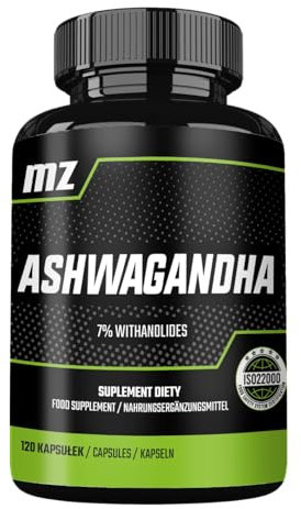 Ashwagandha-Extrakt 142 mg pro Kapsel - 120 Kapseln - 4 Monatsvorrat - für verbesserte Entspannung und geistige Klarheit - Nahrungsergänzungsmittel von MZ