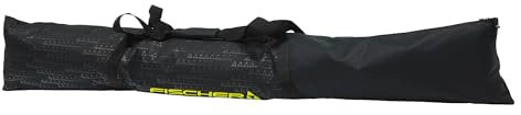 Fischer Eco XC Junior Nordic Ski-Etui, 1 Paar, 170 cm, leicht, ungepolstert, Polyester, mit Griffschlaufen und Doppelreißverschluss