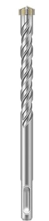 fresa de metal duro fresa de punta, Broca helicoidal de carburo de tungsteno de 160mm de longitud, broca de hormigón tipo cruz de 6-16mm de diámetro for hormigón, ladrillo y piedra(12mmX160mm)
