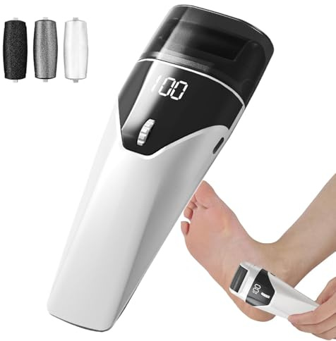 rascadora de pies, eléctrica de pies con carga USB, herramienta de para hombres y mujeres, raspador de pies con luz auxiliar para dormitorio de estudiantes, viajes