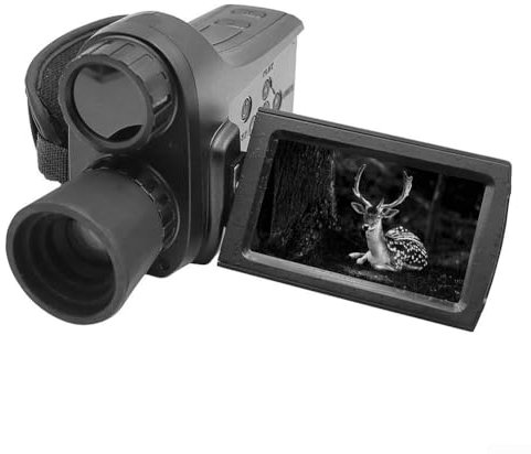 HomeVortex Handheld Night-Vision Camera 4K Resolution 8X Zoom 600M Range Infrared Technology Compact Design for Hunting Camping Wildlife Observation