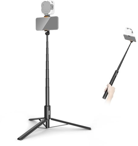 NEEWER Entry Level Version 16-71 Selfie Stick Tripod Compatible with iPhone Android, Portable Cell Phone Travel Stand Camera Holder with Remote for TikTok Video Recording Streaming Filming, PA988