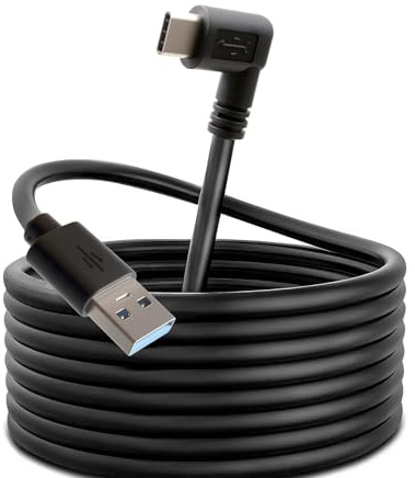Xueniu Link Cable 5M Compatible with Oculus/Meta Quest 3S/3/2/1/Pro/Pico 4 High Speed PC Data Transfer USB 3.0 to USB C Fast Charging Cable for VR Headset Gaming PC