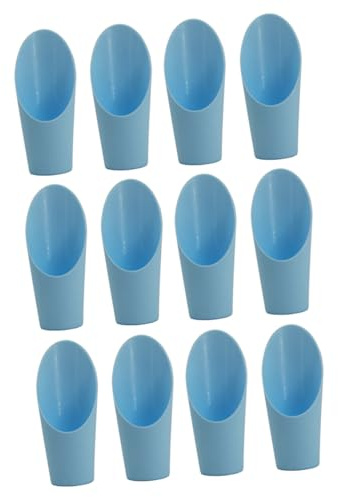 TOYZFRIENDY 12 pezzi Plastica per Giardino Piccole Cazzuole per Terriccio Bonsai Utili per Vasi e Concime Colori Casuali Colore Casuale