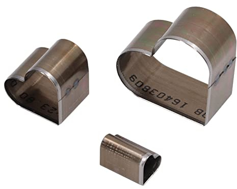 Ahgsup Molde Troquelador de Cuero, Herramienta de Corte Incisivo de Acero de Alta Velocidad para Manualidades de Cuero, Punzonado Hueco en Forma de Corazón para Uso en Exteriores, 3 Piezas
