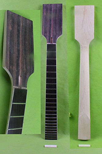 Yinfente E-Gitarrenhals, 7 Saiten, breiter Gitarrenhals, Paddelkopf, 22 Bünde, 25,5 Zoll, Ahorn, Palisander, Griffbrett (25-1/2)