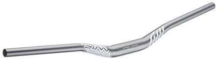 Funn Full On Riser Lenker, Klemme 35mm, Breite 785mm, Rise 30mm (Grau) | AL6061 dreifach konifiziert, wenig Backsweep, sandgestrahlt eloxiert, für Trail, Enduro, MTB, BMX und Straße