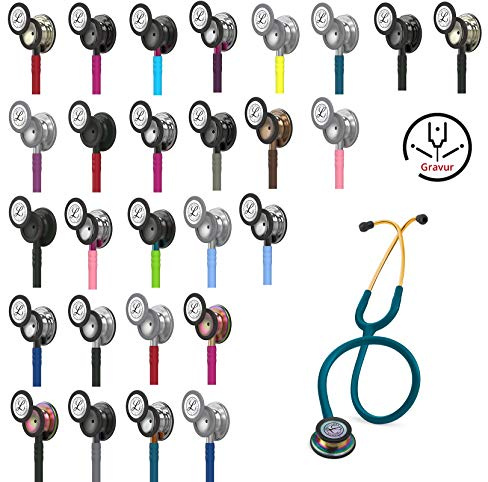 3M Littmann Classic III Stethoskop MIT GRAVUR (Zitronengelb)