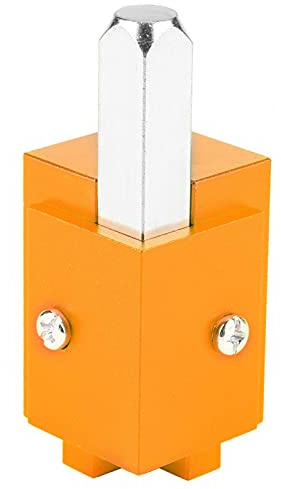 Ciseau d'angle bricolage de menuisier, ciseau de poinçon d'angle, ciseau à bois de haute précision, pour serrure de porte à mortaise articulée encastrée(Golden)