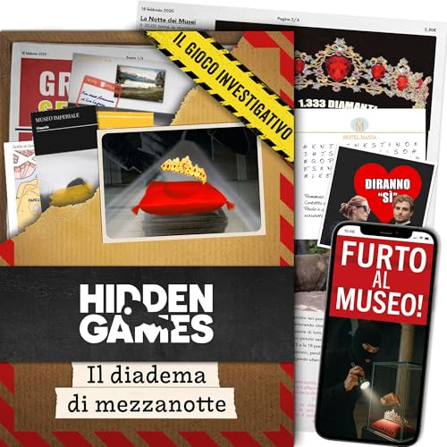 Hidden Games Luogo del Reato – Il diadema di Mezzanotte – Gioco detective