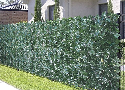 Floralcraft® Artificial English Ivy Privacy Screening Garden Fencing Hedge Roll (1m x 3m) - Realistic Greenery for Outdoor and Indoor Use