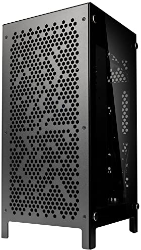 Kolink Rocket Complex Mini-ITX Tower PC Case - Gunmetal Grey with Aluminium Build and High-End Cooling Support