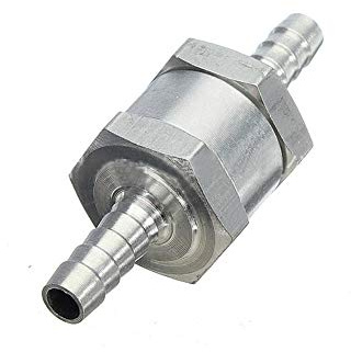 Valve Inverse en Aluminium, vanne Anti-Retour à Carburant jetable 6/8/10/12 mm en Option (8 mm)