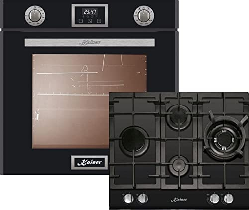 Kaiser Set de cuisine à gaz EG 6374 SP+ KCG 6394 Turbo Romb, Four à gaz encastrable, 79L+cuisinière encastrable, 60 cm