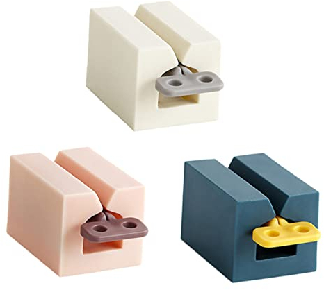 LALAFINA 3stücke Teiliges Zahncreme-tubenquetscher Manuelle Extruder Für Kosmetik Und Tuben Platzsparend Weiß Und Dunkelblau Für Zahnpasta Cremes Und Saucen