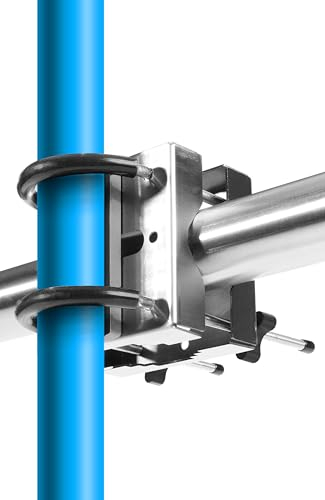 4smile Sonnenschirmhalter Balkongeländer SunnyEasy: Robuste Edelstahl Sonnenschirmhalterung für Balkongeländer - Metallhalter für Schirme bis 3,5m