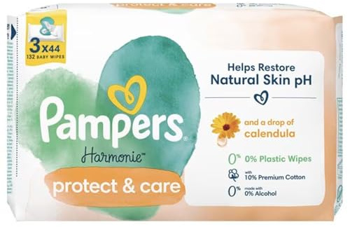 Pampers - Harmonie Protect & Care - Calendula - Billetücher - 132 Tücher - 3 x 44