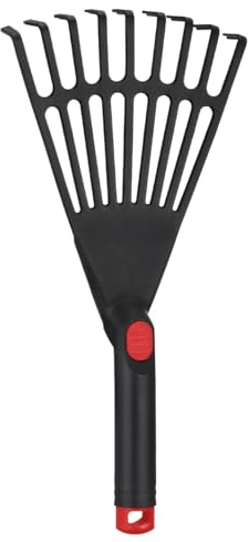 Rastrillo de jardín, barrido, rastrillo para camping, rastrillo de jardín, herramienta de mano de ninja, rastrillo de jardín, rastrillo de mano, cultivador de hojas, pequeño rastrillo, perillas,