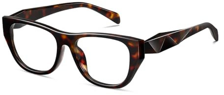 kimorn Blue Light Blocking Glasses,Anti Eyestrain & UV Protection,Computer Gaming/TV/Phones Glasses for Women Men (Tortoiseshell)