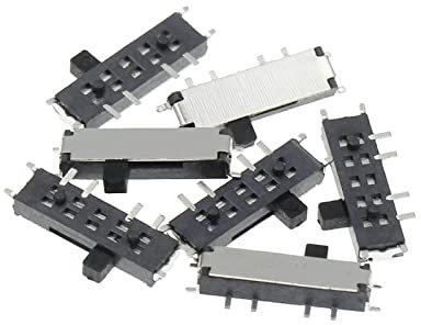 10 pezzi MSK-12C03-07 Interruttore a levetta a 8 pin Micro SMD interruttore on-off-on 1P2T
