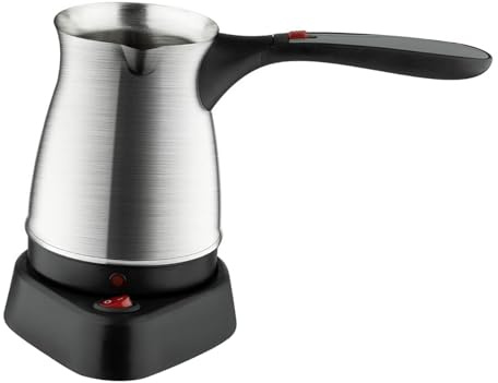 YWJLQH Cafetière Turque électrique D'acier Inoxydable de 500ml pour Le Bureau,