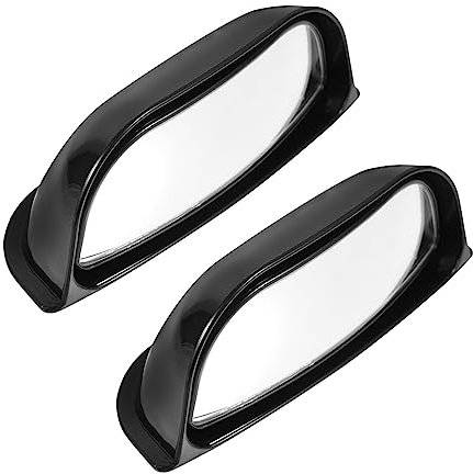 Generisch 1 Satz 2St Toter- -Spiegel Rückansicht Autositz stellspiegel rücksitzspiegel autozubehör accessoires weitwinkelspiegel blind spot B-Säulen-Seitenspiegel Rückspiegel Glas Black
