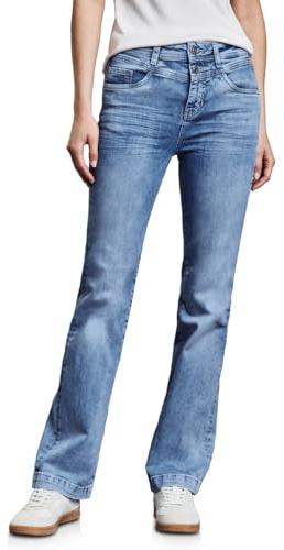 STREET ONE Bootcut jeans, Ljusblå slumpmässig, 26W / 30L