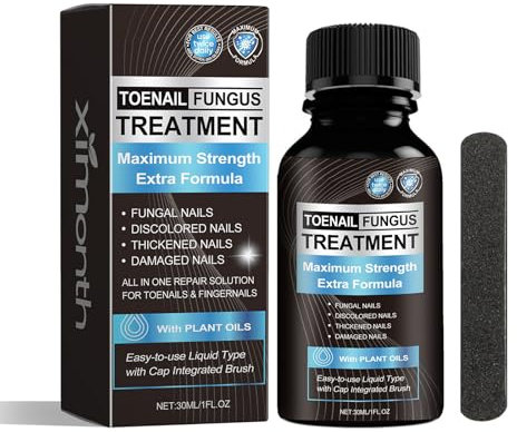 Extra Strong Fungal Nail Treatment - Fingernails & Toenail Fungus Treatment - Tea Tree Oil For Nail Fungus - Thicked, Damaged Discolored Nail Repair Essence - Restore Healthy Nails Care - 30ml