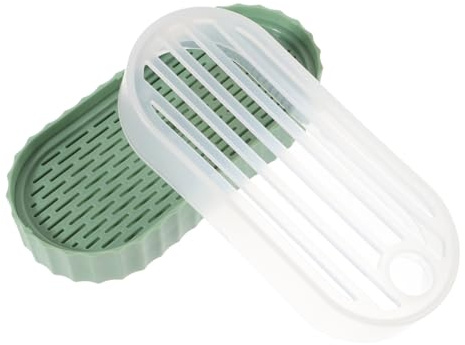 Milisten Maceta Hidropónica para Hierba De Gatos Doméstica, Jardinera Práctica Sin Tierra, Caja De Cultivo Ventilada y Liviana Color Jade Translucido para Balcón y Cuidado De Mascotas