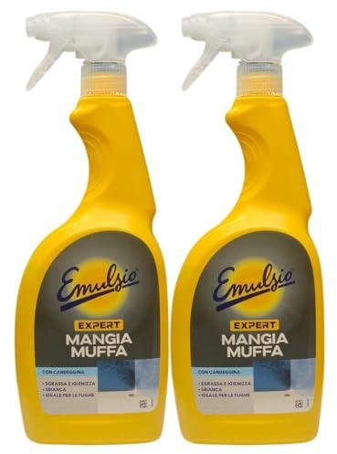 Mangia Muffa con Candeggina, Sgrassa e Igienizza, Sbianca, Ideale per le Fughe, 600ml (2 Unità)