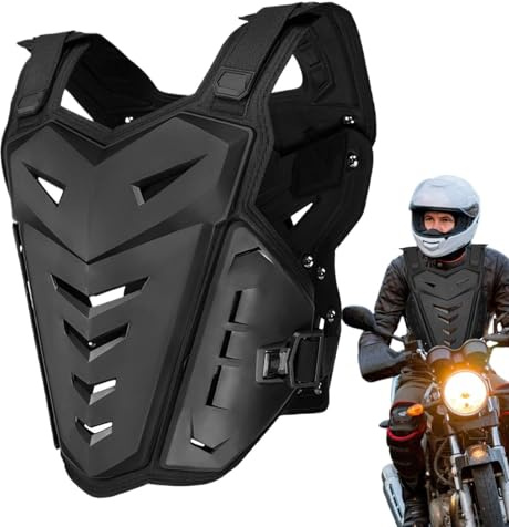Chaleco protector de motocicleta, Chaleco protector de ciclismo | Protector trasero espina | Ropa de protección de motocicletas ATV Equipo de seguridad para patinaje de esquí hombres y mujeres