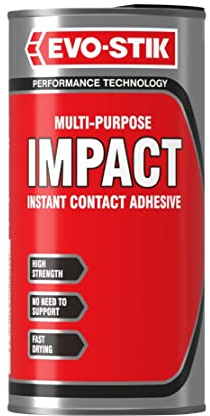 EVO-STIK Impact Adhesive 500ml Tin - Multipurpose - High-Strength Adhesive - Bonds Instantly on Contact - Fast Drying
