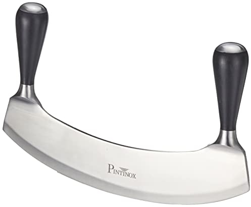 Profi - Wiegemesser einschneidig Serie Professional von Pinti Inox, 26 cm, Schwarz