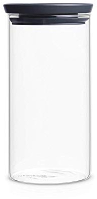 Brabantia Bocal en Verre empilable, 1.1L - Transparent