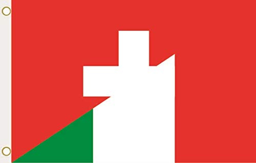 U24 Flagge Fahne Schweiz-Italien 90 x 150 cm