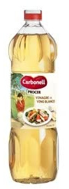 Vinagre de vino blanco CARBONELL PROCER Botella de 1 L.