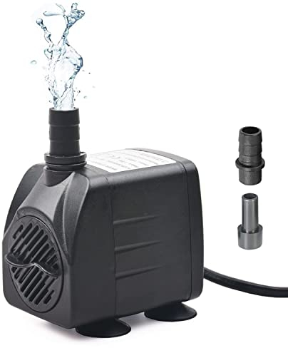 Aoonar Pompe d'acqua per Acquario Stagno Sommergibile Fountain Piscina Giardino d'acqua, 15W 1000L/H