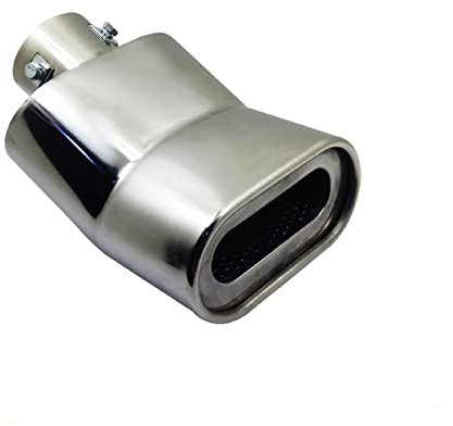 Universal 63mm Durchmesser Schalldämpfer Edelstahl Auto Auspuff Endspitze ModifiedTail Throat Auspuff Schalldämpfer Endrohr
