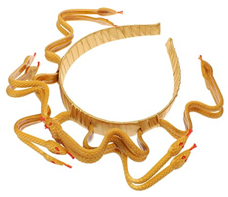 FRCOLOR Medusa Schlangen Stirnband Für Cosplay Dekoratives Kopfschmuck Accessoire Für Partys Und Bühnenauftritte Robustes Material Für Langen Gebrauch