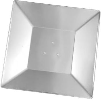 perfk Pyramide Terrassen-Hitze-Reflektor-Abdeckung, Schallwand, 45 x 45 cm, Zubehör für Glasrohr-Außenheizungen, leicht, langlebig, Lochabstand 7 cm